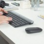 Logitech 920-009204, Taille réelle 100 %, Sans fil, RF sans fil, QWERTY, Graphite, Souris incluse