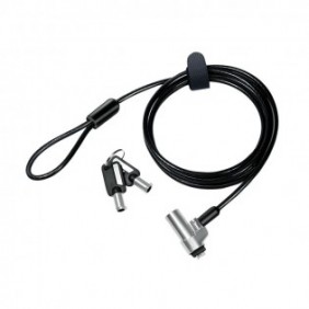 LogiLink NBS013, 1,8 m, Clé, Noir, Argent