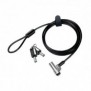 LogiLink NBS013, 1,8 m, Clé, Noir, Argent