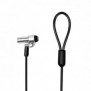 LogiLink NBS013, 1,8 m, Clé, Noir, Argent