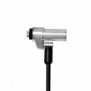 LogiLink NBS013, 1,8 m, Clé, Noir, Argent