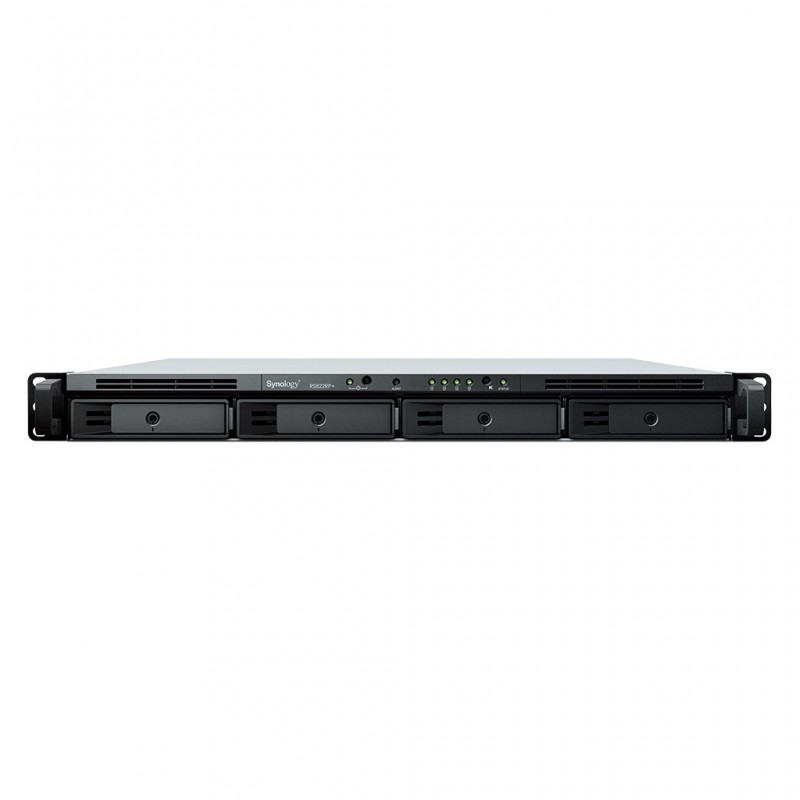 Synology RackStation RS822RP+, NAS, Rack 1 U, Ryzen Embedded, V1500B, 2 Go, DDR4