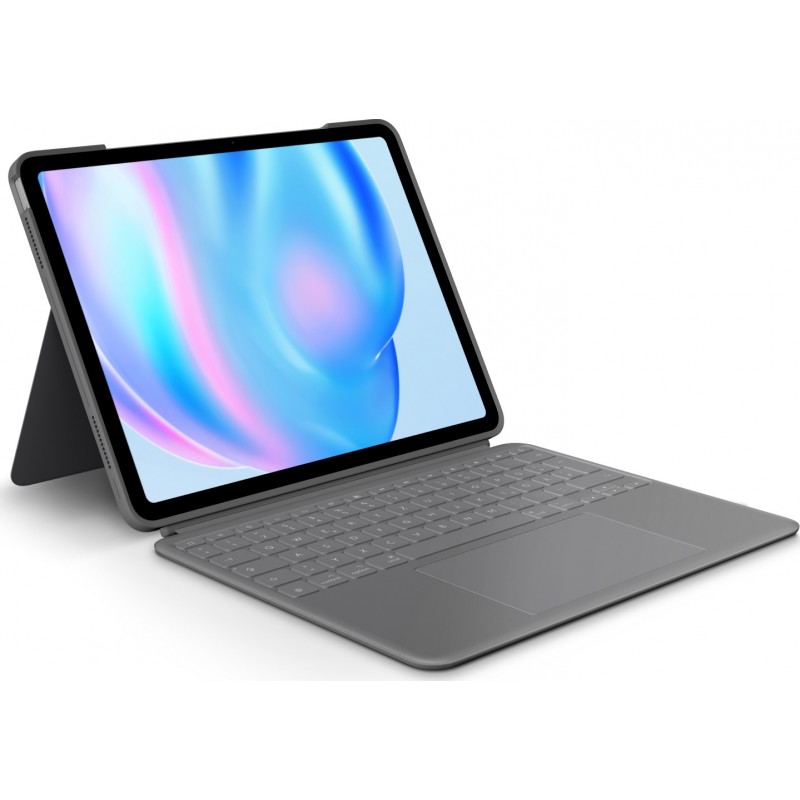 Logitech Combo Touch, QWERTZ, Allemand, Trackpad, 1,9 cm, 1 mm, Apple