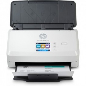 HP Scanjet Pro N4000 snw1 Sheet-feed Scanner, 216 x 3100 mm, 600 x 600 DPI, Alimentation feuille à feuille de scanner, Noir, Blanc, CMOS CIS, 4000 pages