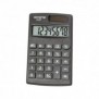 Genie 215 P, Poche, Calculatrice basique, 8 chiffres, BatterieSolaire, Noir