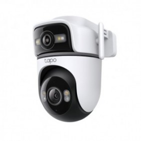 TP-LINK Tapo TC47, Caméra de sécurité IP, Intérieure et extérieure, Avec fil &sans fil, Plafond, Noir, Blanc, Dôme
