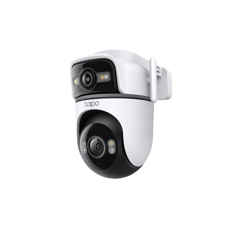 TP-LINK Tapo TC47, Caméra de sécurité IP, Intérieure et extérieure, Avec fil &sans fil, Plafond, Noir, Blanc, Dôme