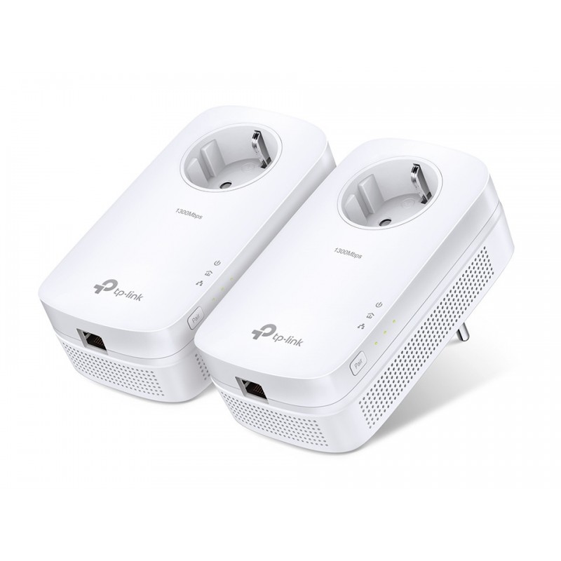 TP-LINK TL-PA8010P KIT, 1300 Mbits, IEEE 802.3, IEEE 802.3ab, IEEE 802.3u, Type E F, Gigabit Ethernet, 10,100,1000 Mbits, 10BASE-T, 100BASE-TX, 1000BASE-T
