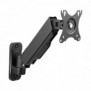 LogiLink BP0144, 9 kg, 43,2 cm 17", 81,3 cm 32", 100 x 100 mm, Réglage de la hauteur, Noir