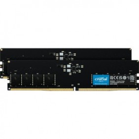 Crucial CT2K32G56C46U5, 64 Go, 2 x 32 Go, DDR5, 5600 MHz, 288-pin DIMM