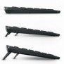 Cherry Stream keyboard ultimate, Avec fil &sans fil, USB + RF Wireless + Bluetooth, Commutateur de touche « ciseaux », QWERTZ, LED, Noir