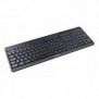 Cherry Stream keyboard ultimate, Avec fil &sans fil, USB + RF Wireless + Bluetooth, Commutateur de touche « ciseaux », QWERTZ, LED, Noir