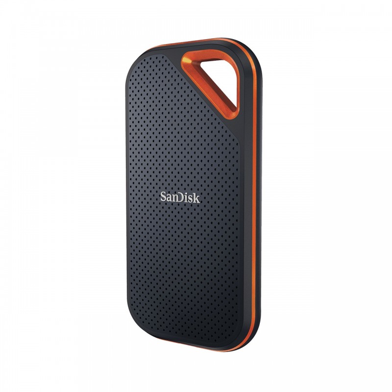 SanDisk Extreme PRO, 4 To, USB Type-C, 3.2 Gen 2 3.1 Gen 2, 2000 Mos, Protection par mot de passe, Noir, Orange
