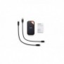 SanDisk Extreme PRO, 4 To, USB Type-C, 3.2 Gen 2 3.1 Gen 2, 2000 Mos, Protection par mot de passe, Noir, Orange