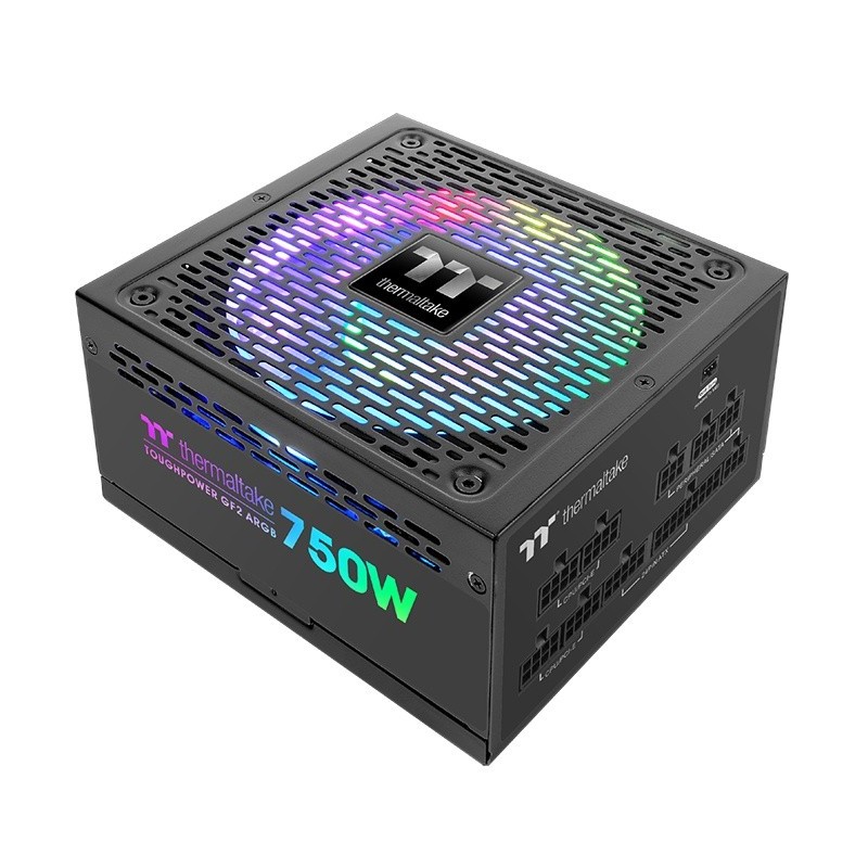 Thermaltake Toughpower GF2 ARGB, 750 W, 100 - 240 V, 900 W, 50 - 60 Hz, 10 A, Actif