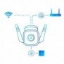 TP-LINK Tapo TC65, Caméra de sécurité IP, Extérieure, Avec fil &sans fil, Amazon Alexa & Google Assistant, CE, Plafondmur