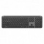 Logitech Signature Slim Combo MK950, Sans fil, RF sans fil + Bluetooth, Commutateur de touche « ciseaux », QWERTZ, Graphite, Souris incluse