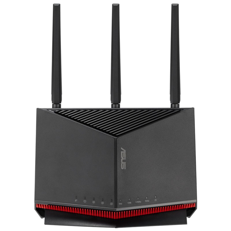 ASUS RT-BE86U, Wi-Fi 7 802.11be, Bi-bande 2,4 GHz 5 GHz, EthernetLAN, Noir, Routeur