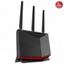 ASUS RT-BE86U, Wi-Fi 7 802.11be, Bi-bande 2,4 GHz 5 GHz, EthernetLAN, Noir, Routeur