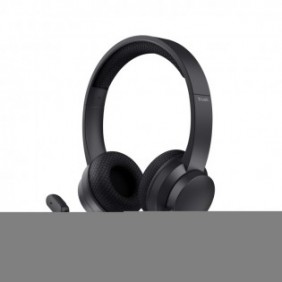 Trust Ayda, Avec fil &sans fil, AppelsMusique, 20 - 20000 Hz, 121 g, Casque, Noir