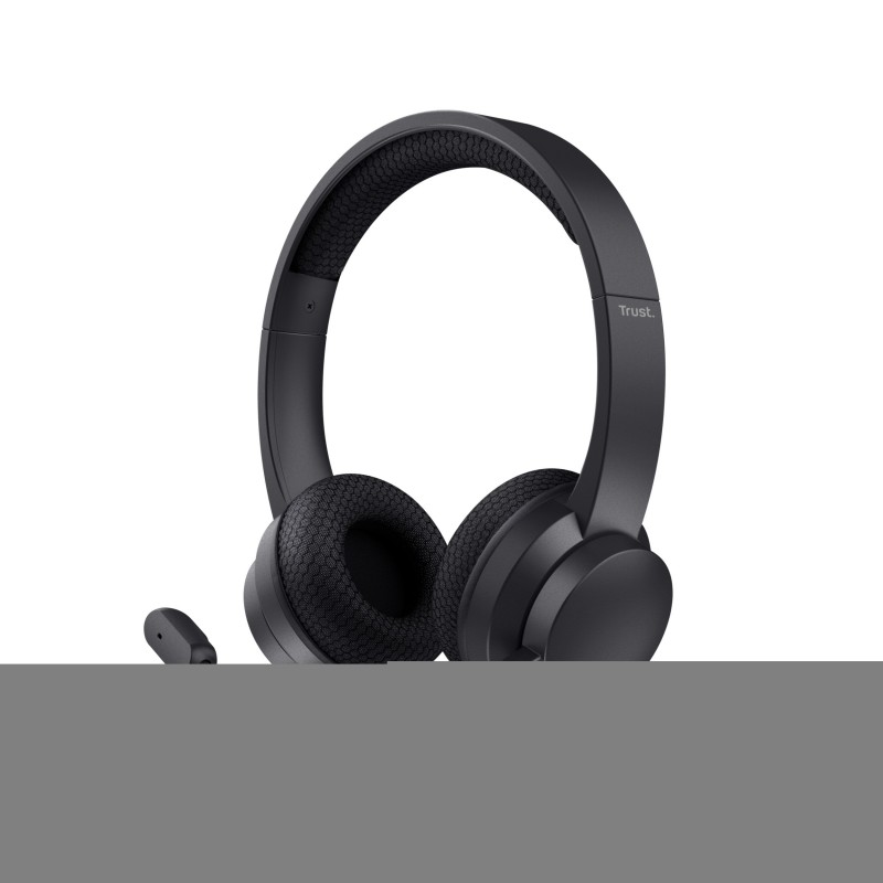 Trust Ayda, Avec fil &sans fil, AppelsMusique, 20 - 20000 Hz, 121 g, Casque, Noir