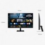 Samsung M70F, 81,3 cm 32", 3840 x 2160 pixels, 4K Ultra HD, LCD, 4 ms, Noir