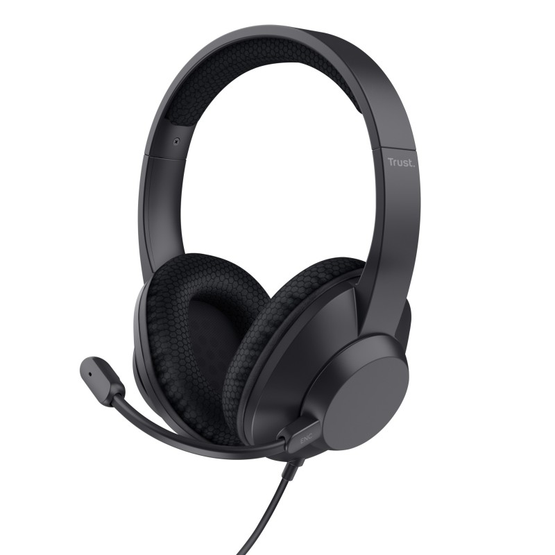 Trust Ayda Max, Avec fil, AppelsMusique, 20 - 20000 Hz, Casque, Noir
