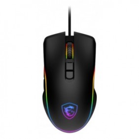 MSI FORGE GM300, Ambidextre, Optique, USB Type-A, 7200 DPI, Noir