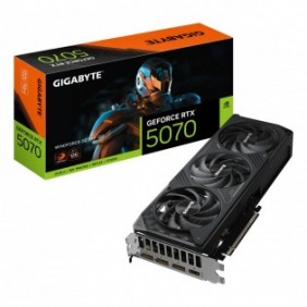 Gigabyte GeForce RTX 5070 WINDFORCE OC SFF 12G Carte Graphique - 12Go GDDR7, 192 bits, PCI-E 5.0, 2542 MHz Core Clock, 3 x DP 2.1a, 1 x HDMI 2.1b, NVIDIA DLSS 4, GV-N5070WF3OC-12GD, GeForce RTX 5070, 12 Go, GDDR7, 192 bit, 7680 x 4320 pixels, PCI Express