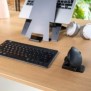 R-Go Tools Souris Ergonomique R-Go HE Twister avec logiciel de pause, ambidextre, M longueur main 165-185 mm filaire et bluetooth, Ambidextre, Conception verticale, Optique, Bluetooth + USB Type-A, 2400 DPI, Noir