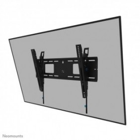 Neomounts WL35-750BL16 Support mural inclinable pour écran 42-86" - verrouillable - installation rapide - TÜV, 2,18 m 86", 100 x 100 mm, 600 x 400 mm, -15 - 15, Acier, Noir