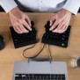R-Go Tools Clavier ergonomique R-Go Split Break v2 avec logiciel de pause, clavier ergonomique divisé, QWERTZ , Filaire, noir, Mini, Avec fil, USB, QWERTZ, Noir