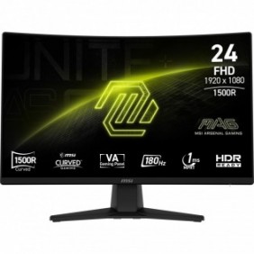 MSI MAG 242C, 59,9 cm 23.6", 1920 x 1080 pixels, Full HD, LCD, Noir