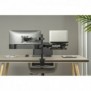DIGITUS Support d'écran simple & support d'ordinateur portable, 1x32", 2x 9 kg, Pince, 9 kg, 43,2 cm 17", 81,3 cm 32", 100 x 100 mm, Noir