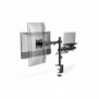 DIGITUS Support d'écran simple & support d'ordinateur portable, 1x32", 2x 9 kg, Pince, 9 kg, 43,2 cm 17", 81,3 cm 32", 100 x 100 mm, Noir