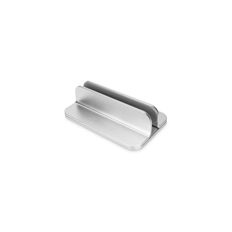 DIGITUS Support vertical pour ordinateur portable, Support pour ordinateur portable et tablette, Argent, Aluminium, 10 kg, 150 mm, 92 mm