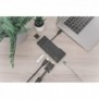 DIGITUS Station d'accueil universelle, USB 3.0, Travel, Avec fil, USB 3.2 Gen 1 3.1 Gen 1 Type-A, 1000 Mbits, Noir, MicroSD , SD, 3840 x 2160 pixels