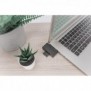 DIGITUS Station d'accueil universelle, USB 3.0, Travel, Avec fil, USB 3.2 Gen 1 3.1 Gen 1 Type-A, 1000 Mbits, Noir, MicroSD , SD, 3840 x 2160 pixels