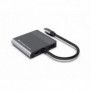 Conceptronic DONN13G, Avec fil, USB 3.2 Gen 1 3.1 Gen 1 Type-C, 100 W, Gris, 5 Gbits, 4K Ultra HD