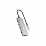 Conceptronic HUBBIES16G, USB 3.2 Gen 2 3.1 Gen 2 Type-C, USB 3.2 Gen 2 3.1 Gen 2 Type-C, 10000 Mbits, Gris, Aluminium, 100 W