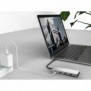 Conceptronic HUBBIES16G, USB 3.2 Gen 2 3.1 Gen 2 Type-C, USB 3.2 Gen 2 3.1 Gen 2 Type-C, 10000 Mbits, Gris, Aluminium, 100 W