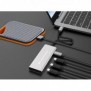 Conceptronic HUBBIES16G, USB 3.2 Gen 2 3.1 Gen 2 Type-C, USB 3.2 Gen 2 3.1 Gen 2 Type-C, 10000 Mbits, Gris, Aluminium, 100 W