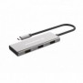 Conceptronic HUBBIES17G, USB 3.2 Gen 2 3.1 Gen 2 Type-C, USB 3.2 Gen 2 3.1 Gen 2 Type-A, USB 3.2 Gen 2 3.1 Gen 2 Type-C, 10000 Mbits, Gris, Aluminium, 100 W