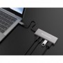 Conceptronic HUBBIES15G, USB 3.2 Gen 2 3.1 Gen 2 Type-C, USB 3.2 Gen 2 3.1 Gen 2 Type-A, USB 3.2 Gen 2 3.1 Gen 2 Type-C, 10000 Mbits, Gris, Aluminium, 100 W
