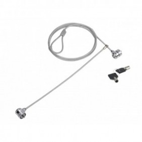 Conceptronic CNBSLOCK15T, 1,5 m, 2 clés, Argent