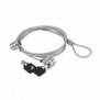 Conceptronic CNBSLOCK15T, 1,5 m, 2 clés, Argent