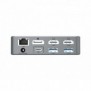 Conceptronic DONN25G, Avec fil, USB 3.2 Gen 2 3.1 Gen 2 Type-C, 100 W, 3,5 mm, 10,100,1000 Mbits, Argent