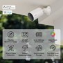 TP-LINK Tapo C410, Caméra de sécurité IP, Extérieure, Sans fil, CE, FCC, DOE, CEC, RCM, KC, NCC, BSMI, NTRA, IP65, Plafondmur, Blanc