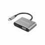 Conceptronic DONN16G, Avec fil, USB 3.2 Gen 1 3.1 Gen 1 Type-C, 100 W, Noir, Argent, 4K Ultra HD, 4096 x 2160 pixels