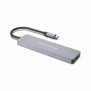 Conceptronic DONN28G, Avec fil, USB 3.2 Gen 1 3.1 Gen 1 Type-C, 100 W, Gris, MicroSD , MicroSDHC, MicroSDXC, SD, SDHC, SDXC, 4K Ultra HD